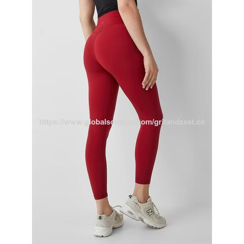 OEM/ODM Seamless High-Waist Tummy Control Yoga Leggings Women's Sports Pants with Squat-Proof Fabric for Butter-Soft Naked Feel