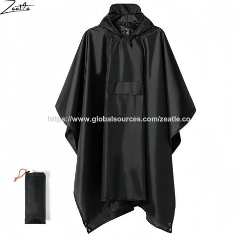 Proveedor Unisex Poncho de Lluvia con Capucha Impermeable para Adultos Mujeres