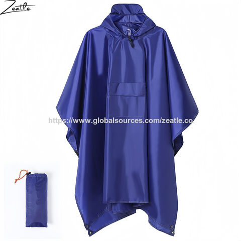 Proveedor Unisex Poncho de Lluvia con Capucha Impermeable para Adultos Mujeres