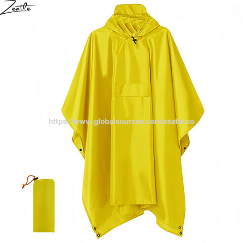Proveedor Unisex Poncho de Lluvia con Capucha Impermeable para Adultos Mujeres