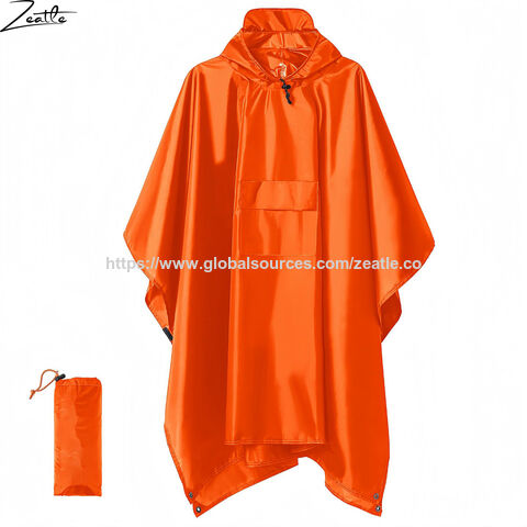 Proveedor Unisex Poncho de Lluvia con Capucha Impermeable para Adultos Mujeres