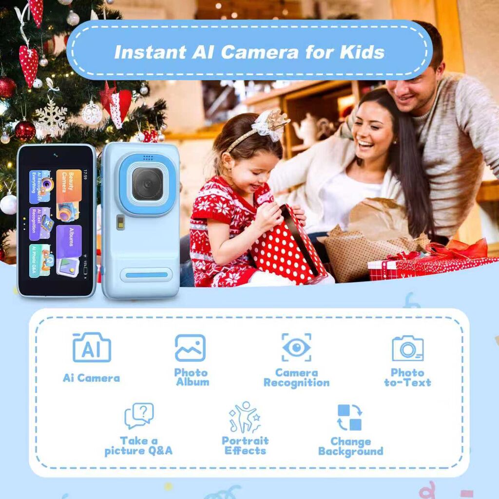 Ai Language Learning Camera For Kids Smart Educational Toy With Object ...