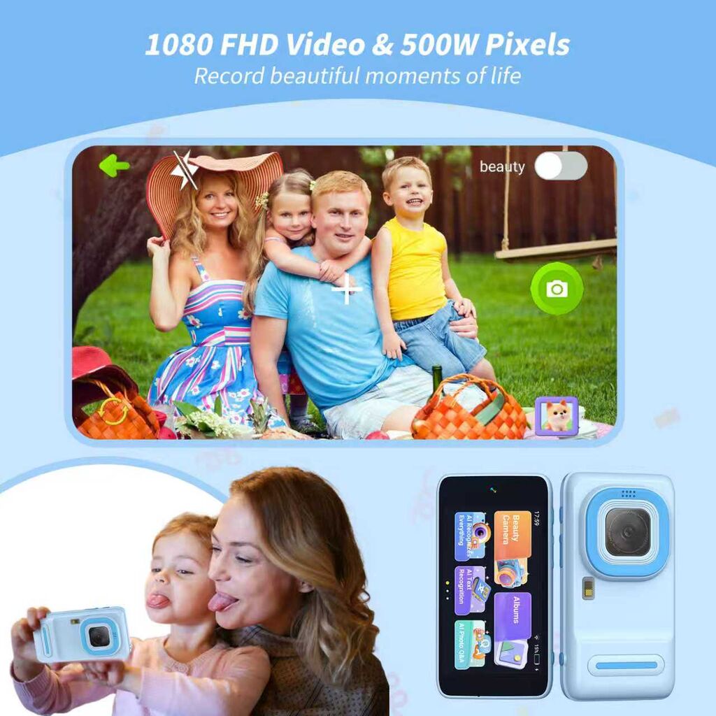 Ai Language Learning Camera For Kids Smart Educational Toy With Object ...