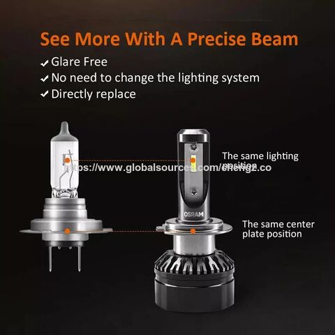 حار بيع 10 مجموعات OSRAM H7 مصابيح أمامية للسيارة LED LEDriving 6000K أبيض بارد 50W 12V 2 قطعة صنع في ألمانيا