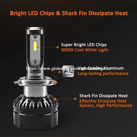 حار بيع 10 مجموعات OSRAM H7 مصابيح أمامية للسيارة LED LEDriving 6000K أبيض بارد 50W 12V 2 قطعة صنع في ألمانيا