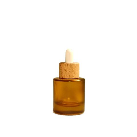 Perfume bottles Bamboo and wood glass bottle environmentally friendly perfume filling essential oil bottle