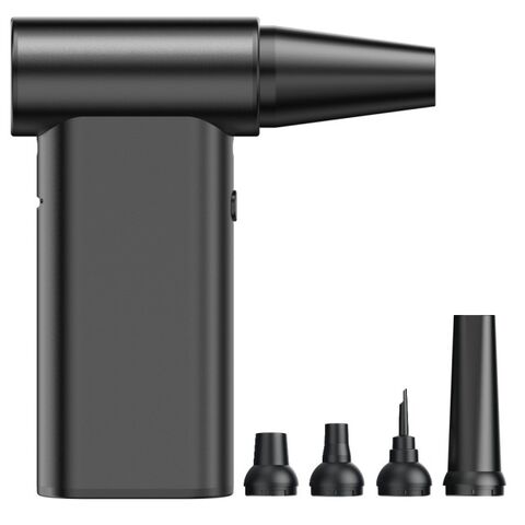 Mini soplador turbo jet, soplador turbo de 180000 rpm con ventilador de alta velocidad, soplador de aire recargable ajustable de 4 velocidades para PC, teclado