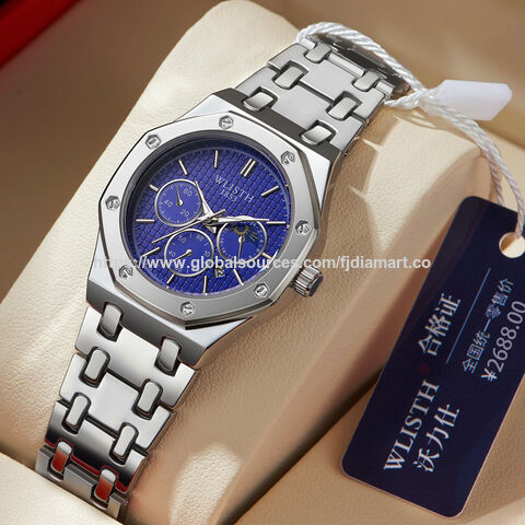 Nuevos Relojes de Moda Sencillos para Parejas, Impermeables, Metálicos, Ultrafinos, de Acero Inoxidable, Reloj de Cuarzo de Negocios para Hombres