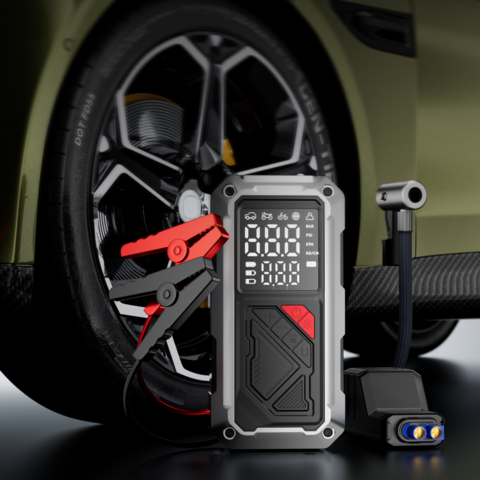 OEM ODM Hersteller Großhandel Starthilfe mit Auto-Luftpumpe
