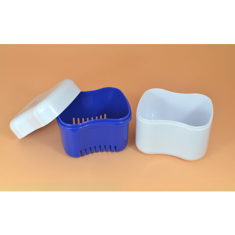 Caja de Almacenamiento para Prótesis Dentales, Caja Dental de Plástico para Dientes Artificiales
