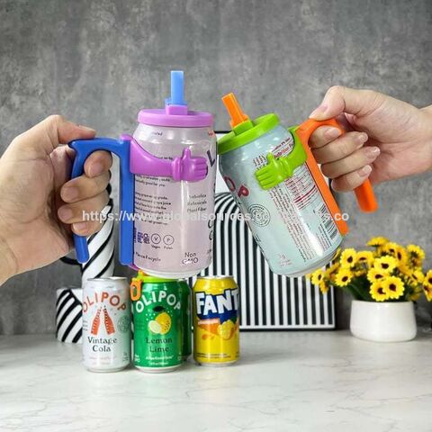 Soda-Dosen-Deckel und -Halter mit auslaufsicheren Deckeln und Strohhalmen – Großhandelsangebote
