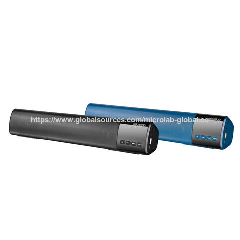 Barra de sonido Bluetooth portátil recargable para exteriores con función de radio