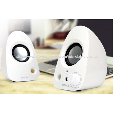 Stereo-Mini-Lautsprecher im Großhandel, USB-Lautsprecher, Lautsprecher für iPad, tragbarer Computerlautsprecher, USB-Lautsprecher / 6W glänzendes Gehäuse