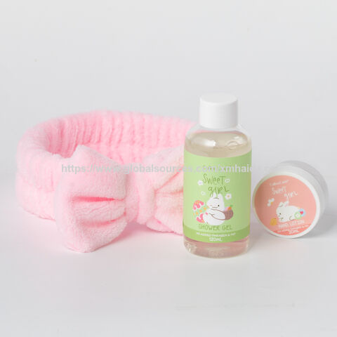 Fabrik Großhandel Mädchen Bad Geschenkset Enthält 120ml Duschgel, 20ml Körperlotion, Haarband