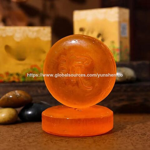 Sabonete Facial Artesanal Clareador da Pele, 100% Puro, Orgânico, Natural, Herbal, Marca Própria Personalizada para Cuidados com a Pele e Beleza