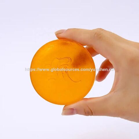 Sabonete Facial Artesanal Clareador da Pele, 100% Puro, Orgânico, Natural, Herbal, Marca Própria Personalizada para Cuidados com a Pele e Beleza