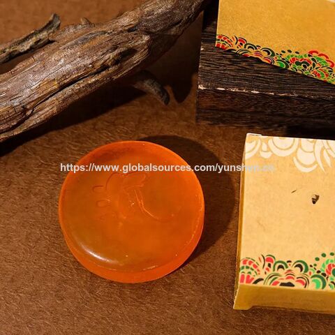 Sabonete Facial Artesanal Clareador da Pele, 100% Puro, Orgânico, Natural, Herbal, Marca Própria Personalizada para Cuidados com a Pele e Beleza