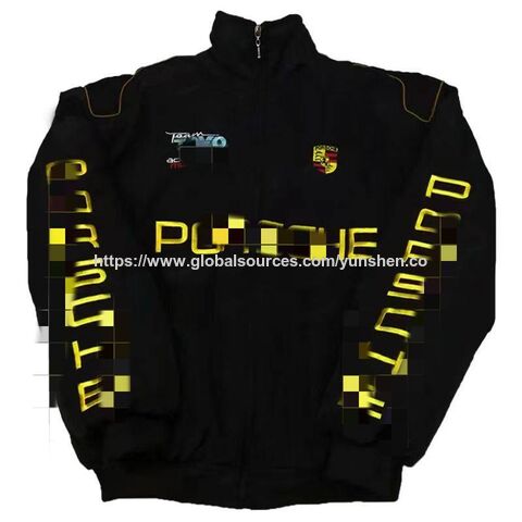 Veste Bomber de Course Nascar F1 Vintage Rare Personnalisée OEM en Gros - Vêtements de Rue avec Broderie et Patchs de Marque Personnalisés