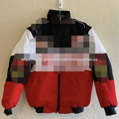 Veste Bomber de Course Nascar F1 Vintage Rare Personnalisée OEM en Gros - Vêtements de Rue avec Broderie et Patchs de Marque Personnalisés