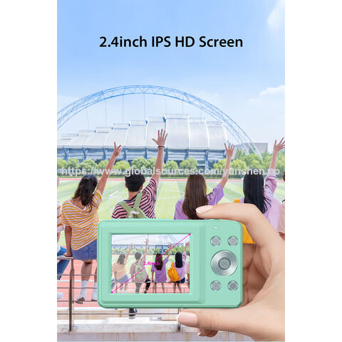 Digitalkamera FHD 1080P 44MP Kompakt Günstig Studenten Portable Digitale Kompaktkamera mit 2,4'' Farbdisplay und 16x Digitalzoom