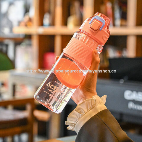 Sport-Wasserflasche aus Kunststoff, 720 ml, Sport-Wasserflasche, Fruchtsaftbecher mit breiter Öffnung, kundenspezifisches Logo, Großhandel, Gym-Wasserflasche