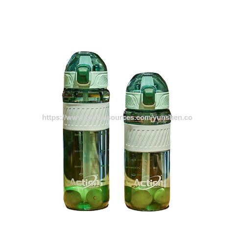 Sport-Wasserflasche aus Kunststoff, 720 ml, Sport-Wasserflasche, Fruchtsaftbecher mit breiter Öffnung, kundenspezifisches Logo, Großhandel, Gym-Wasserflasche