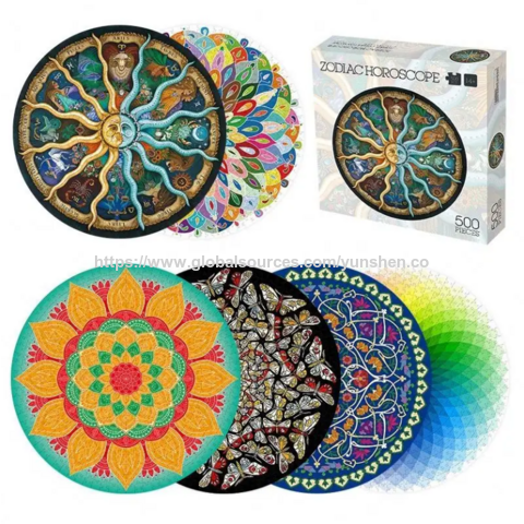 Fabricantes de Rompecabezas Personalizados al por Mayor, Juegos de Rompecabezas en Blanco por Sublimación IQ Personalizados, Papel de Dibujos Animados 2D de Calidad Premium