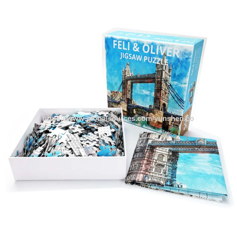 Fabricantes de Rompecabezas Personalizados al por Mayor, Juegos de Rompecabezas en Blanco por Sublimación IQ Personalizados, Papel de Dibujos Animados 2D de Calidad Premium
