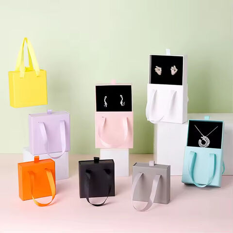 Schiebe-Schmuckschatulle aus Papier und Karton mit individuellem Logo für Manschettenarmbänder