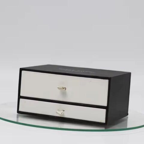 Schiebe-Schmuckschatulle aus Papier und Karton mit individuellem Logo für Manschettenarmbänder