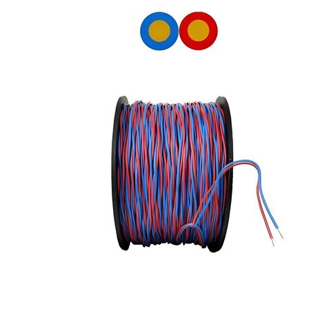 Elektronisches Sprengkabel - 2-adriges 0,45/0,5/0,6 mm Litzen-Massivkupfer OEM-Draht PVC/PP