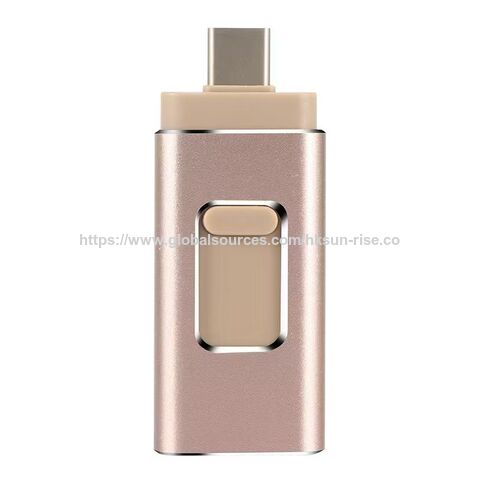 Logo Personalizado 32g 64G 128g 256g 512g USB Flash Drive Pendrive Portátil 4 en 1 OTG USB Flash Drive 16GB USB para Teléfonos Móviles