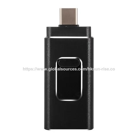 Logo Personalizado 32g 64G 128g 256g 512g USB Flash Drive Pendrive Portátil 4 en 1 OTG USB Flash Drive 16GB USB para Teléfonos Móviles
