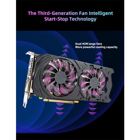 Carte Graphique Haute Performance 1050ti 4Go RX 580 8Go GTX 1660S 588 GPU 1660S Ti 1030 2Go 6600 XT 1660Ti pour Gaming et Minage