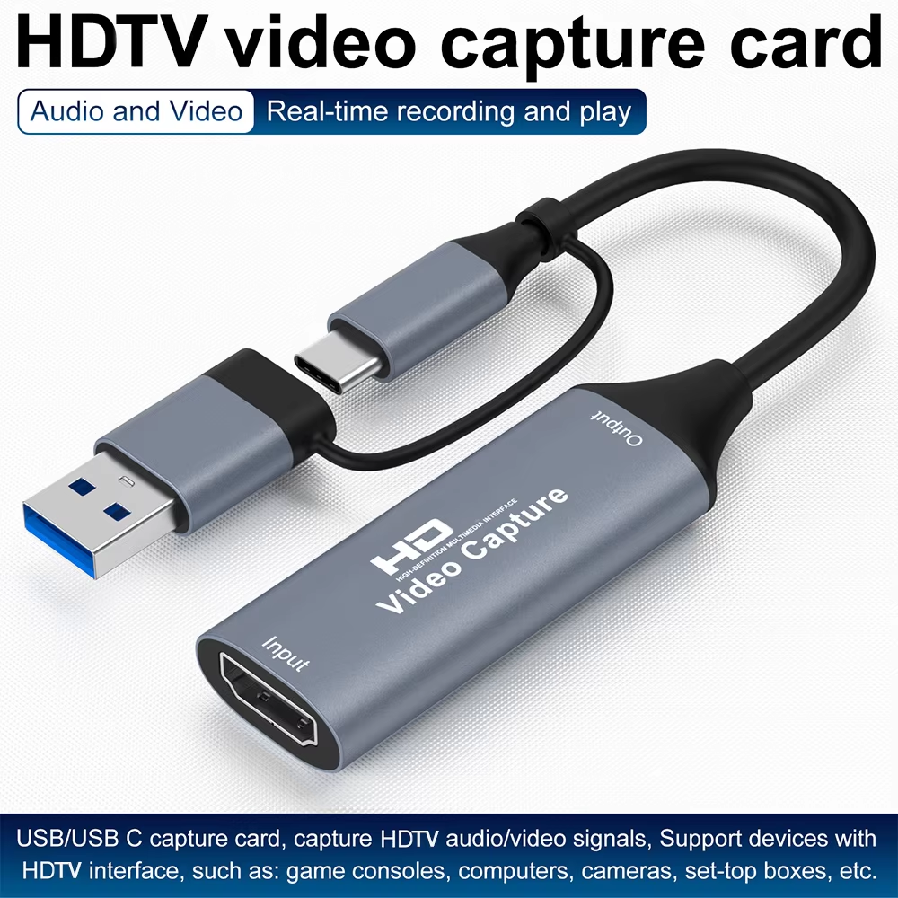 In 4k Type C Usb To Hdtv Video Capture Card 1080p Capture