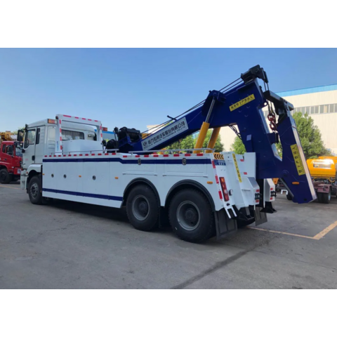 HOWO 6X4 Schwerlast-Kranwagen mit integriertem Abschleppwagen und 20-50T Kapazität für die Bergung von Schwerfahrzeugen und Hilfe bei Autobahnunfällen
