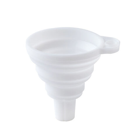 Embudo de Silicona Mini Telescópico Plegable para Verter Aceite, Boca Ancha, a Prueba de Fugas para Vino y Aceite, Dispensador de Embudo Pequeño para el Hogar