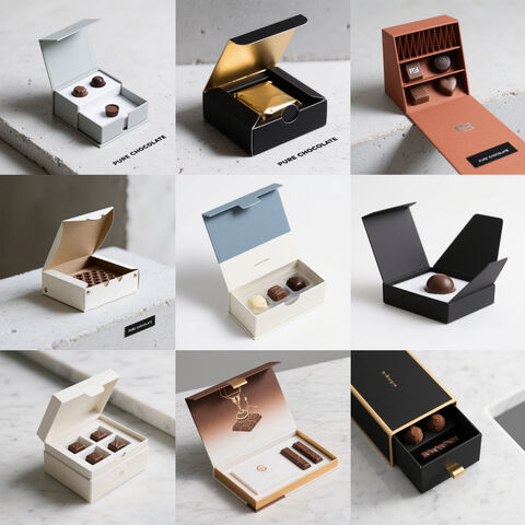Caja de Regalo Magnética Personalizada para Barra de Chocolate, Empaque con Ventana, Diseño Personalizado en Papel