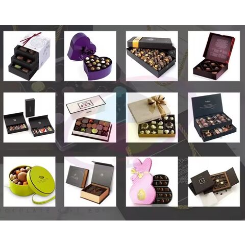 Caja de Regalo Magnética Personalizada para Barra de Chocolate, Empaque con Ventana, Diseño Personalizado en Papel