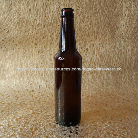 Bouteille de bière en verre ambré de 330 ml