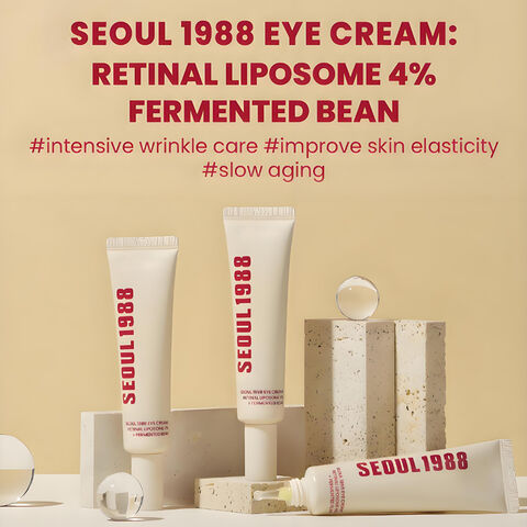 Creme para Olhos com Essência de Retinol, Creme Facial Hidratante de Caracol com Retinol