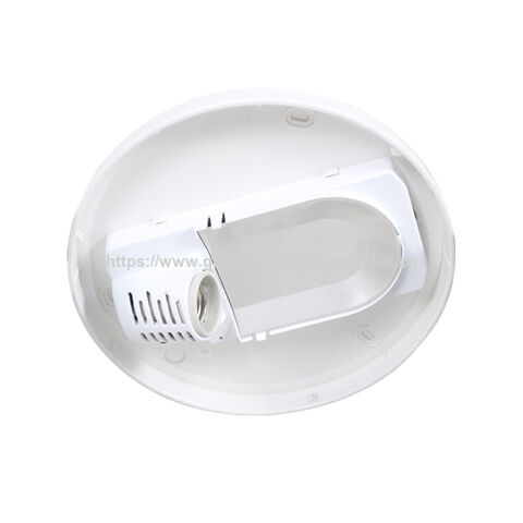 PDLUX PD-IN2006 Plafonniers LED à Détecteur de Mouvement Micro-ondes - Plafonniers en Plastique Ronds Modernes - Mini Plafonnier Intelligent LED avec Canopée