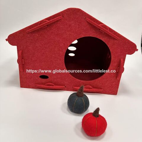 Cama de Feltro para Gatos com Preço de Fábrica, Caverna para Cães, Casa para Gatinhos, Móveis para Animais de Estimação, Ninho para Gatos
