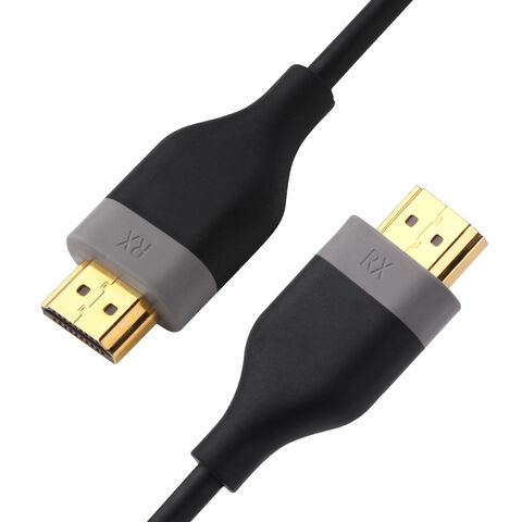 Cable de Fibra Óptica HDMI 2.0 4K con Conector Pequeño y Carcasa de Inyección OEM/ODM para Logical, Polycom, Lindy, Kramer, etc. 3.8CM