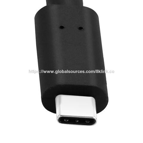 Câble à fibre optique active (AOC) USB-C 10G ultra-plat pour VR, 5m 10m, avec connecteurs mâles USB-C à angle droit, supportant la charge rapide USB3.2 10G 5G