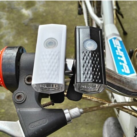 Conjunto de luzes de bicicleta recarregáveis USB super brilhantes dianteira e traseira, lâmpadas à prova d'água para segurança no ciclismo
