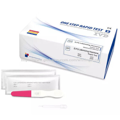 Prueba de Embarazo HCG en Orina de Un Paso para Mujeres / Prueba de Embarazo de Flujo Medio