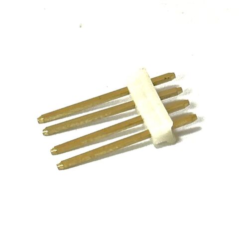 Bloque de terminales de pines aislado PBT de precisión, conector de cabezal de pines, piezas de estampación de metal de pines