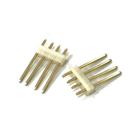 Bloque de terminales de pines aislado PBT de precisión, conector de cabezal de pines, piezas de estampación de metal de pines