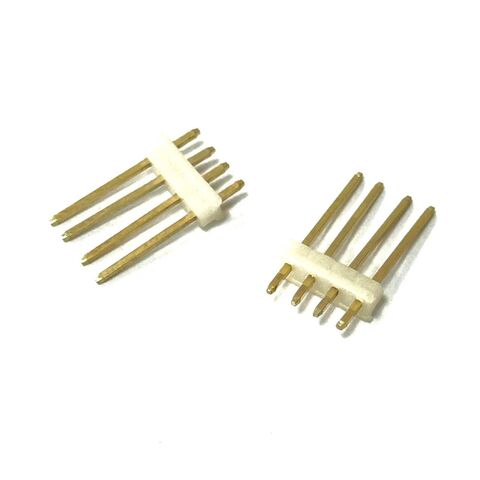 Bloque de terminales de pines aislado PBT de precisión, conector de cabezal de pines, piezas de estampación de metal de pines